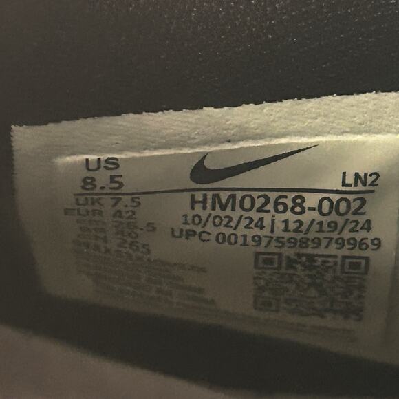 Nike GT Hustle 3 TB Promo Black Basketball Shoes HM0268-002 Men’s 8.5 - Picture 8 of 8